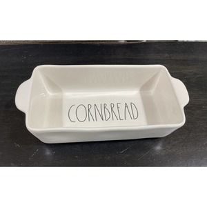 NEW Rae Dunn Loaf Cornbread Dish Ceramic Thanksgiving Casserole